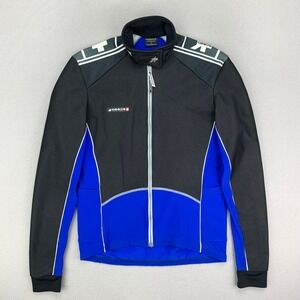 assos Prosline Air Block Cycling Jacket Mens XL Blue Full-Zip Vintage Thermal